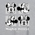 thumbnail image 3 of Disney - Mickey & Friends - Minnie Mouse - Black & White Photo Grid - Women's Oversized T-Shirt, 3 of 5