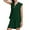 Green, variant on UVN Summer Two Piece Outfits Set for Women Short Set Half Zip Sleeveless Sweatsuits Ladies Lounge Tracksuit