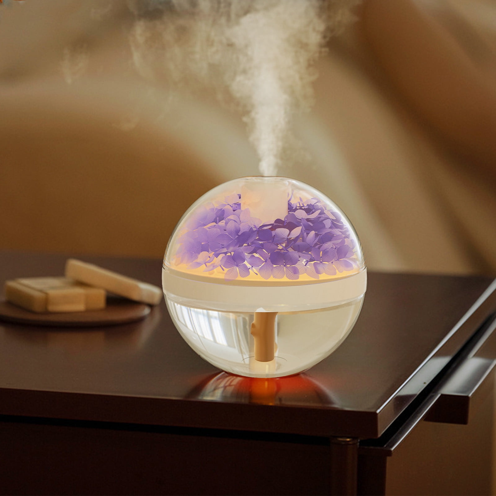 RAPOBRIX Cool Mist Humidifier for Bedroom - Quiet Air for Baby/Home/Plant/Nursery/Desk/Office Small Room 270ml Auto-Off