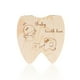 thumbnail image 1 of Caja de dientes Bebés Dientes Mostrar caja de almacenamiento de madera con hebilla Lock Molar Incisis Odor Odor Newborn Supplies Baby Shower Regalo Girl Advancent BA000391-02B, 1 of 7