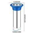 thumbnail image 2 of RuiJiao Universal Stainless Steel Floor Drain Extender - Anti-Odor, Insect Proof, Easy Installation for Home and Office Use, 2 of 5