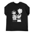 thumbnail image 1 of T-shirt Homme Inazuma Eleven Axel Blaze (Haoyanji) Tee Graphique Anime / Base Noire avec Lignes Blanches Col Rond Décontracté, 1 of 5