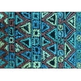 thumbnail image 1 of Ahgly Company Indoor Rectangle Solid Light Blue Modern Area Rugs, 2' x 3', 1 of 4