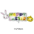 thumbnail image 4 of 5/10PCS Party Birthday Jungle Bunny Kids Shower Helium Ballon Easter Foil Balloons Easter Decoration Easter Eggs Decor 7(5PCS), 4 of 6