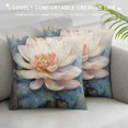 thumbnail image 3 of Shiartex Flowers Fashion Style Dirt-Resistant Throw Pillow Covers for Couch Sofa Bed Living Room Bedroom Square Pillowcase 1pc 12x12in, 3 of 5