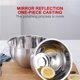 thumbnail image 3 of Tazón De Acero Inoxidable Tazón De Cocina Tanque De Condimento Y Tazón Para Batir Huevos De Fideos Tazón De Ensalada Espesado Para El Hogar Tazón De Sopa Para Hornear Lavabo De Verduras Sweethay HA018787-00, 3 of 7
