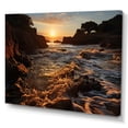 thumbnail image 2 of Designart "Beach Photo peaceful Shores VI" Nautical & Beach Canvas Wall Art, 2 of 5