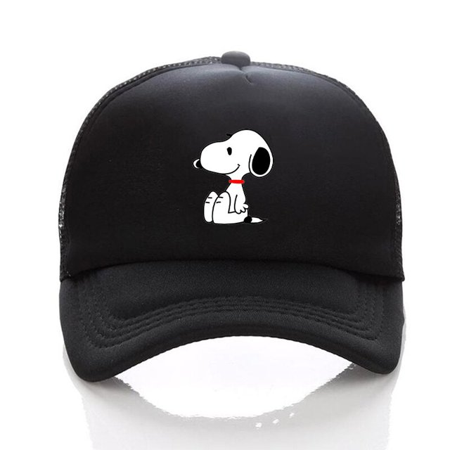 Snoopy-Gorra de béisbol para hombre y mujer, gorro ajustable para el Sol, para deportes al aire libre, Hip Hop, primavera y verano Fivean unisex