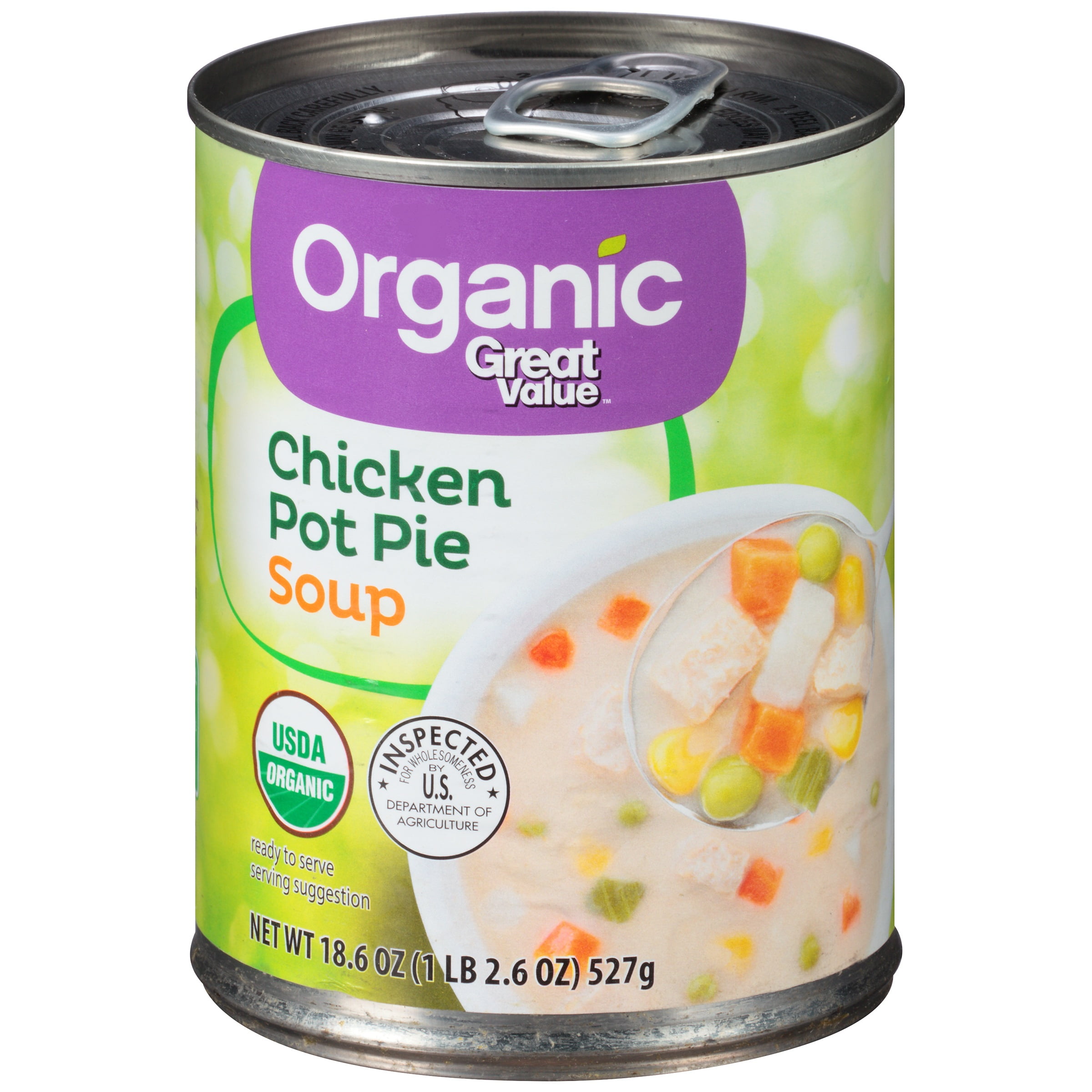 Great Value Organic Chicken Pot Pie Soup, 18.6 oz by Wal-Mart Stores, Inc.