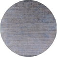 thumbnail image 1 of Ahgly Company Indoor Round Mid-Century Modern Dark Gray Oriental Area Rugs, 4' Round, 1 of 6