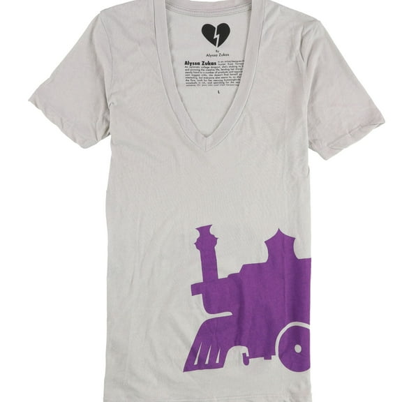 Urban Outfitters Womens Train V-Neck Muscle Tank Top, Grey, Large