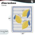 thumbnail image 4 of Stupell Industries Contemporary Dolce Vita Lemons & Stripes Canvas Art, 30 x 40, by Jalynn Heerdt, 4 of 8
