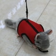 thumbnail image 4 of Campana de arnés para mascotas pequeñas, chaleco acolchado cómodo sin tirones, nailon duradero, juego de correa de arnés para cobayas durante todo el año para conejitos pequeños, hurones, ratas,, 4 of 8