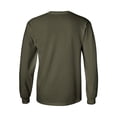 thumbnail image 3 of Ultra Cotton Long Sleeve T-Shirt, M, Military Green, 3 of 4