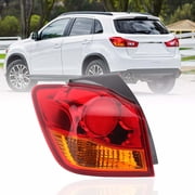 MZORANGE Left Side Outer Rear Tail Light Stop Lamps for Mitsubishi Outlander Sport ASX 2011-19 Driver Side with Bulbs