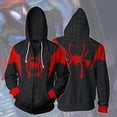 thumbnail image 4 of Spider-Man Parallel Universe Little Black Spider Miles Chaqueta Suéter 3D Anime Suéter Cosplay Suéter, 4 of 4