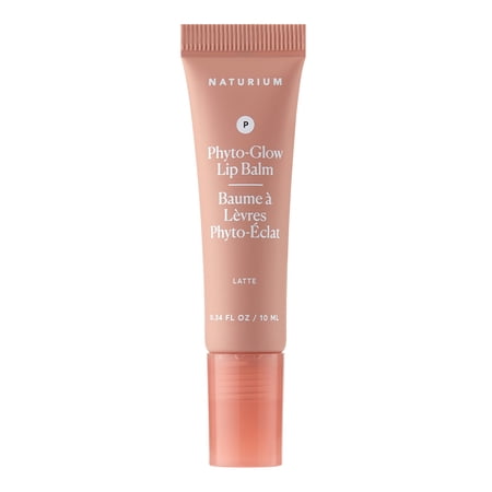 Naturium Phyto-Glow Lip Balm with Shea Butter & Squalane, Latte, 0.34 fl oz