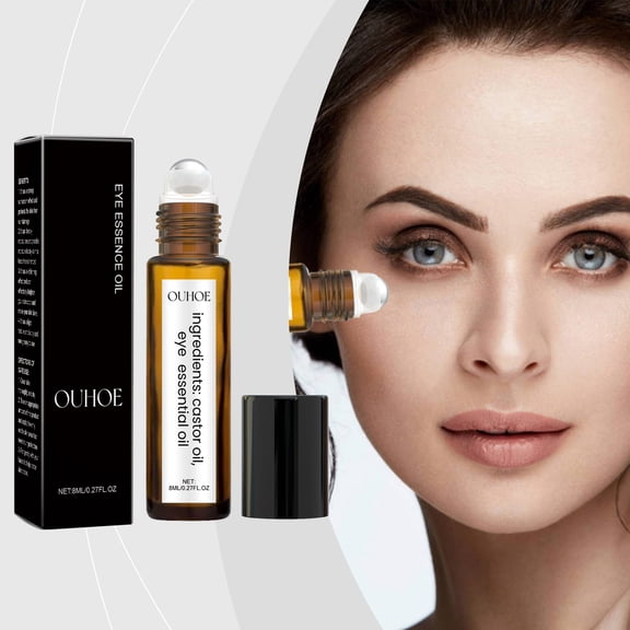 Castor Oil Eye Roller Brightening Periocular Skin Gentle Convenient Use Eye Care Oil