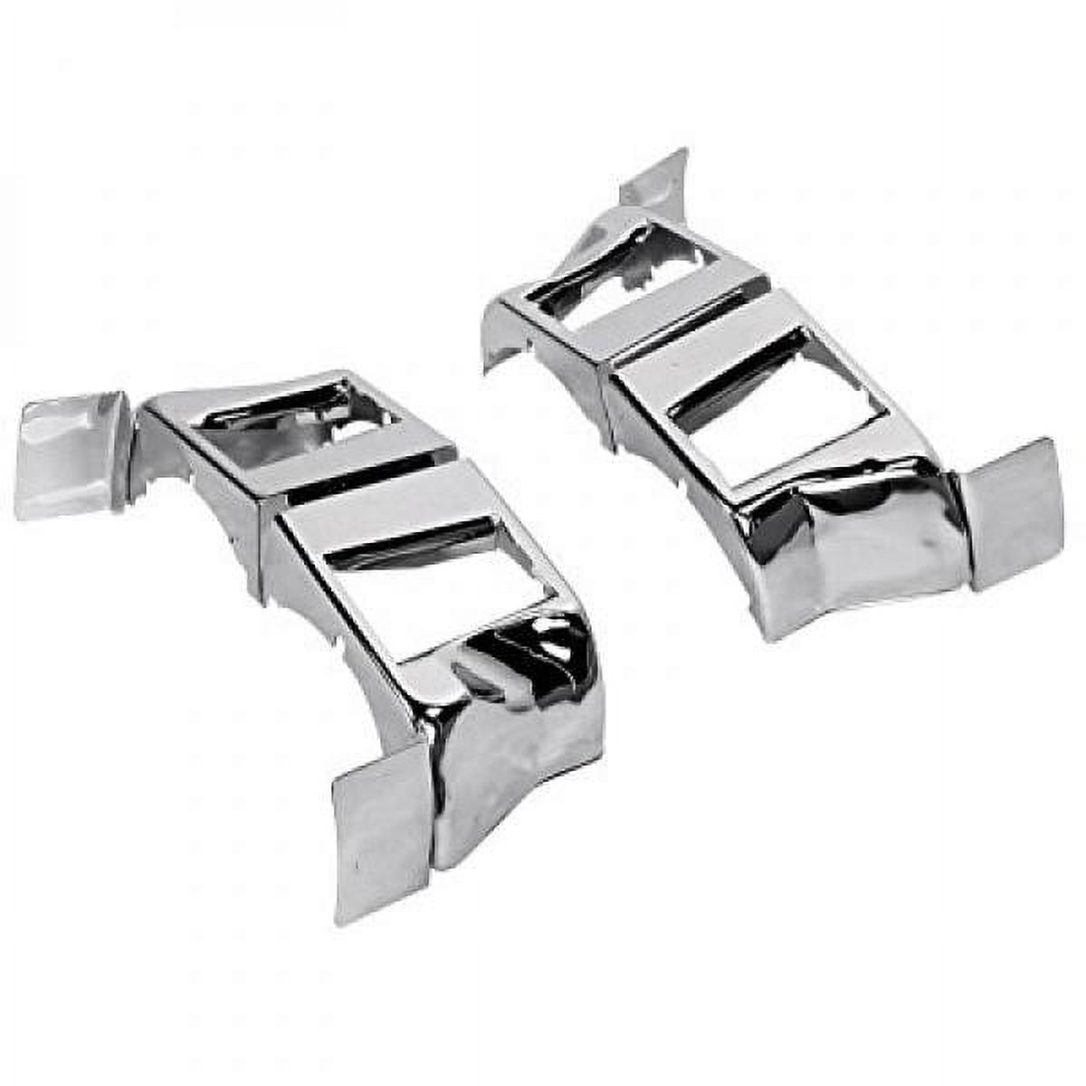 EMPI 17-2824 Chrome Heat Riser Block-Off Plate For VW Bug, Buggy, Ghia, Baja (Dual Carb)