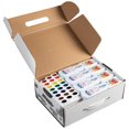 thumbnail image 1 of Prang Oval Pan Watercolor Set Master Pack, 8 Assorted Colors, 12 Refill Trays, 24 Paint Sets, 1 of 7