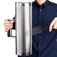 thumbnail image 3 of Foraineam Stainless Steel Guiro with Scraper, 12" x 4" Professional Latin Hand Percussion Instrument, Band Accompaniment Musical Training Tool Metal, 3 of 8