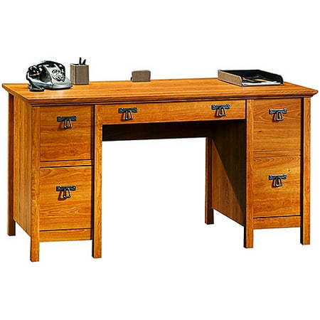 Sauder Executive Desk Harvest Cherry Com Sauder Executive Desk Harvest Cherry