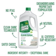 Quick Shine Multi-Surface Floor Finish, Pfas-Free Formula, All Purpose Household Floor Polish, 64 fl oz