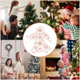 thumbnail image 3 of Yuarrent Paquete de 100 adornos colgantes Material de primera Colgante de Artesanía Diseño único Decoración navideña Rodajas de Kits de decoración para fiestas rojo blanco Winkel Yuarrent HA059725-01B, 3 of 6