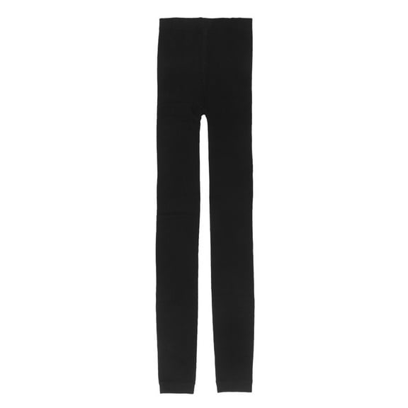Mutmorningal Women's Thick Warm Leggings Autumn-Winter Elastic Thermal Stretch Leggings Pants (Black, Ankle Length)