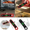 thumbnail image 1 of Viflosae Food Calorimeter With Hole Folding Digital Meat Probe External Probe Instantaneous Reading Calorimeter Multi-Purpose Cooking Temperature Indicator Save more on weekly flyer features, 1 of 2