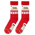 thumbnail image 6 of Crazy Socks Cali Vibes Fun Print Novelty Crew Socks for Men, 6 of 6