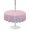 Purple, variant on Outdoor Tablecloth with Umbrella Hole for Patio/Picnic/Party/Camping, Pink Purple Ombre Waterproof Table Cloth Round Cover Washable, Modern Abstract Striped Polka Dots (Dia 60")