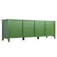 thumbnail image 4 of Modern TV Stand for 80" TV,Retro Storage Buffet Cabinet with Glass Door and Shelves, TV Console Table for for living Room,Dining Room,Kitchen, Antique Green, 4 of 7