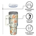 thumbnail image 4 of OBREWU Pioneer Flower Tumbler with Handle and Lid,Pioneer Flower 40oz Double Wall Vacuum Insulated Tumbler,Cups Gift for Women and Men, 4 of 7