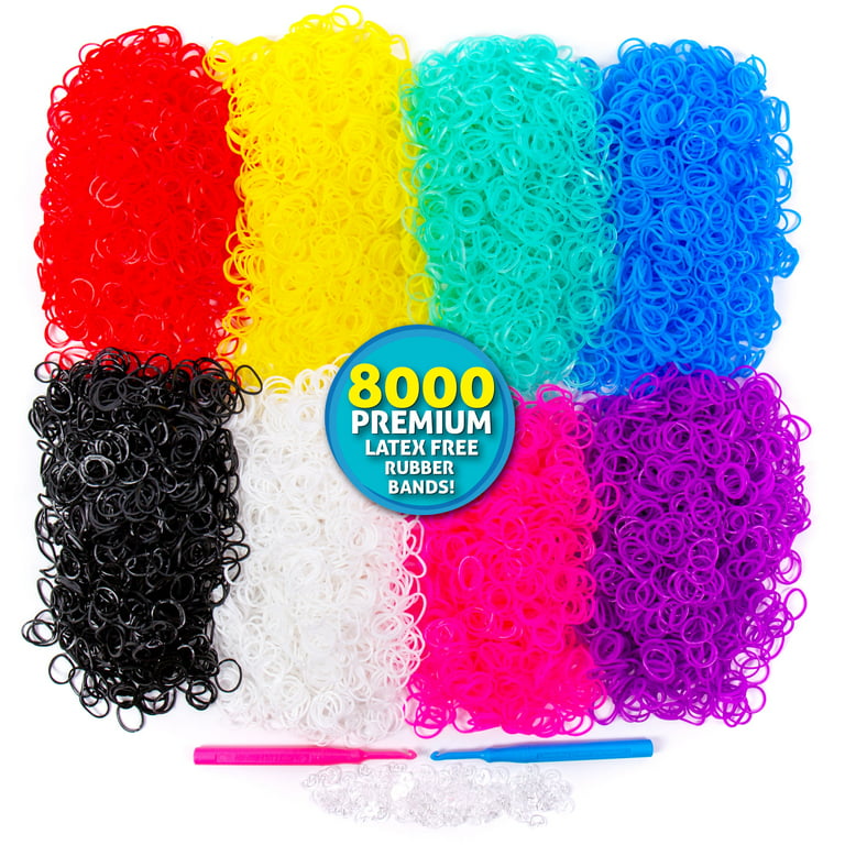 15000+ Colorful Rubber Loom Bands, Creative Mega Rubber Bands
