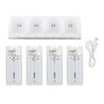 thumbnail image 2 of Charging Dock Station with 4Pcs 2800mAh Replacement Batteries, 4 Port Charger for Controller, Game Accessories Remote Control - White, 2 of 8