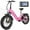 Pink, variant on Elifine 500W Peak 1025W Electric Bike for Adults 20"x4" Fat Tire Shimano 7 Speed Ebike UL2849 Red