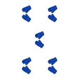 thumbnail image 1 of Sonducket 1 par de manoplas para niños Accesorio de ropa para niños para usar al aire libre Azul cielo Cielo azul 5piezas Sonducket CBP205309, 1 of 5