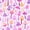 Purple Mushroom Pattern, variant on FORMRS Pencil Case with 3 Compartments School Large Capacity Zipper Pen Pouch Stationery Organizer, Red Cartoon Animal Pattern