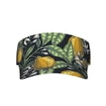 thumbnail image 3 of Balery Citrus Fruits Elegant Lemons Sport Wear Athletic Visor Sun Sports Visor Hat Visor Adjustable Cap for Women and Men (One Size), 3 of 8