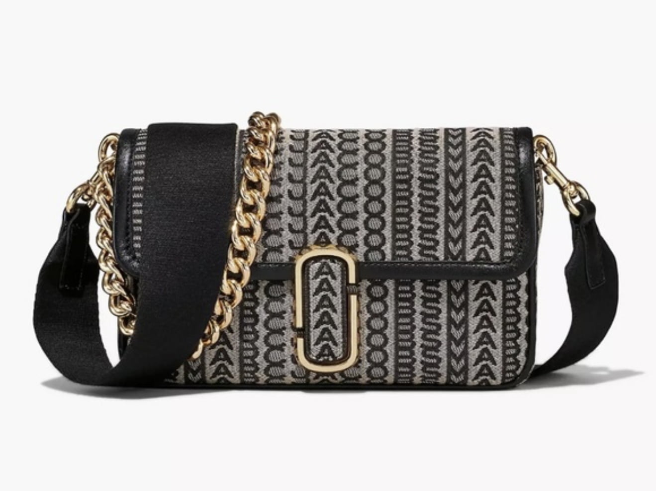 Marc Jacobs The Denim Chain Medium Tote Bag - Black Wash