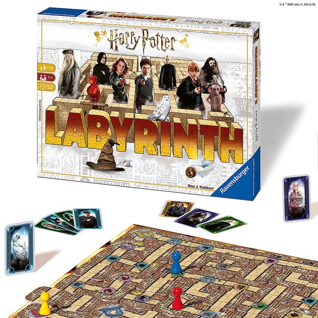 Ravensburger Harry Potter Labyrinth Juego de Azar - Juego de Tablero (Juego de Azar, 58 Pieza(s), 4