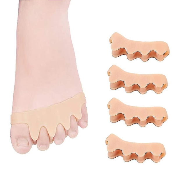 4 protectores de uñas correctores de juanetes de silicona suave
