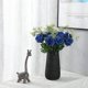 thumbnail image 1 of 10 piezas rosas artificiales flores de tallo largo rosa de seda falsa para decoraciones de bodas para el hogar Sincero  Juguete, 1 of 5