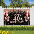 thumbnail image 7 of Glitter Design Happy Birthday Banner Balloon Decoration Happy 40 Birthday Confetti Design for Birthday Party Indoor Decoration Photo Shoot, 7 of 7