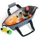 thumbnail image 3 of Bolsa de almacenamiento para picnic, diseño plegable, caja para llevar, contenedor de alimentos, cesta de transporte Gris L, 3 of 9