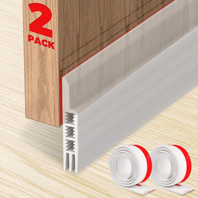 Holikme 2 Pack Doors Draft Stopper Under Door Draft Blocker Insulator
