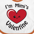 thumbnail image 4 of Inktastic I'm Mimi's Valentine Boys or Girls Baby Bib, 4 of 4