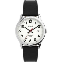 Timex Men's INDIGLO Easy Reader Two-Tone/White 35mm Perfect Fit