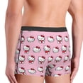 thumbnail image 4 of Hello Kitty Pattern Cartoon Boxer Shorts Panties Printed Underwear Quilt Underpants Men Sanrio Comfortable Boxers Briefs, 4 of 5